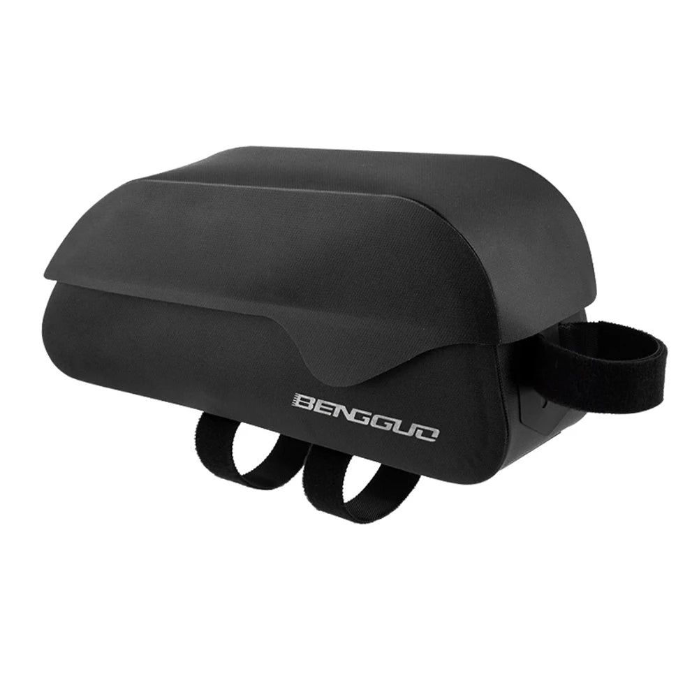 Waterproof Magnetic Lid Bike Top Tube Frame Bag – MTB & Road Bike Frame Bag Richie's Black