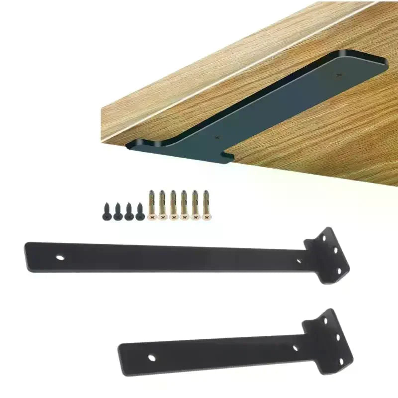L-Shape Metal Shelf Brackets Wall Mount Support Rack with Screws Metal Shelf Bracket Richie's