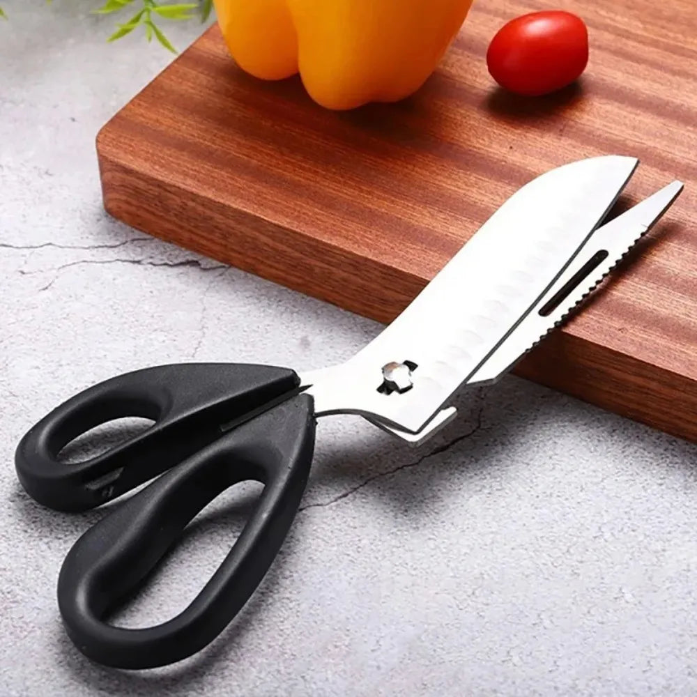 TOTNEND 5" Stainless Steel Multifunction Kitchen Scissors Kitchen Scissors Richie's