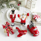 Red & White Plastic Christmas Tree Hanging Ornaments – DIY Christmas Ornaments Richie's