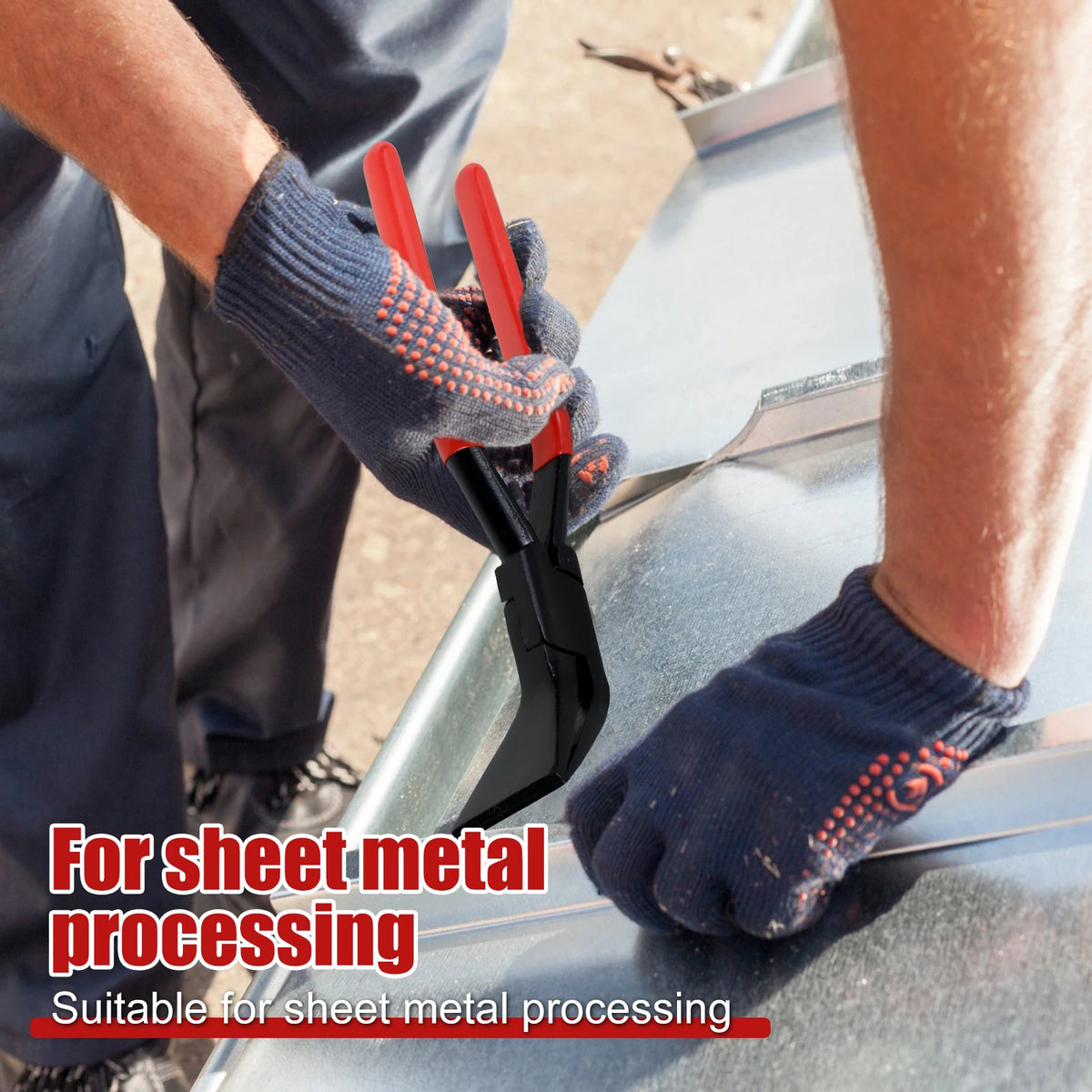 Sheet Metal Hand Seamer Set – 45°, 90° & Straight Bending Pliers Sheet Metal Seamer Richie's