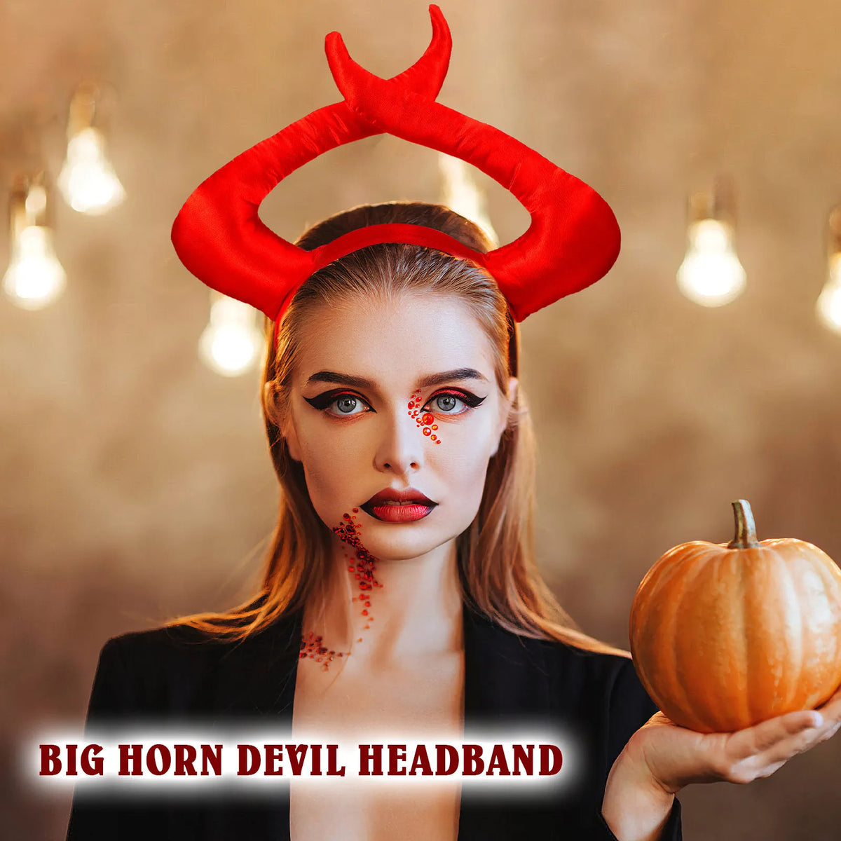 Devil Horn Headband Halloween Cosplay Party Costume Hairband Costume Headband Richie's