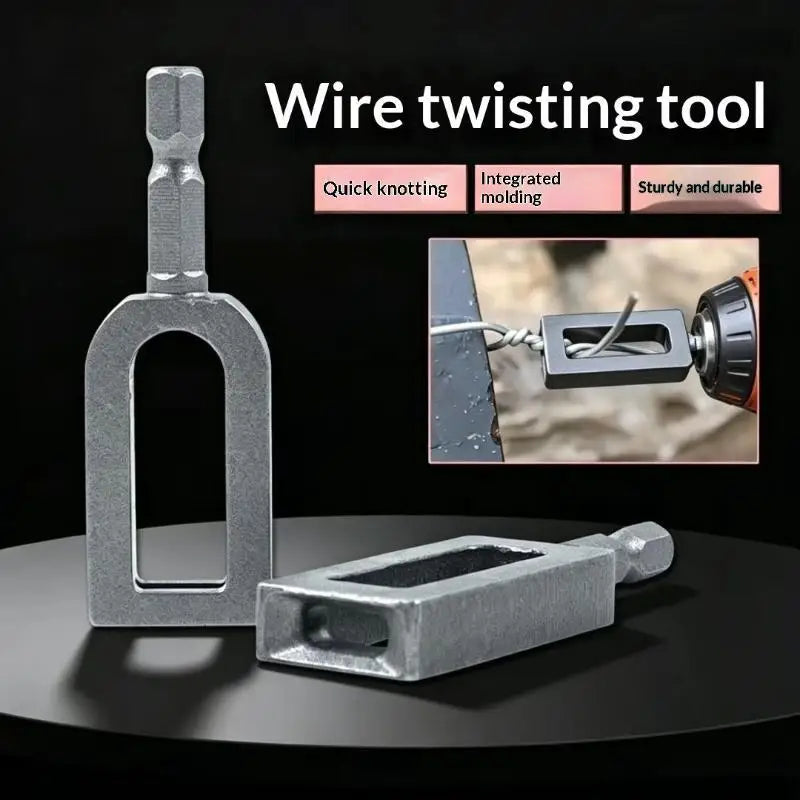 Wire Twisting Tool 1/4" Hex Shank – Fast Iron Wire Knotter Wire Twisting Tool Richie's