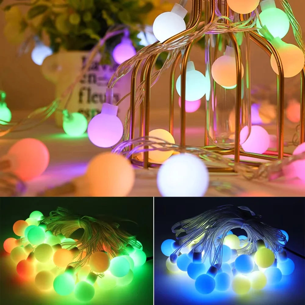 10M 66-LED RGB Bluetooth String Lights – USB Outdoor Party LED String Lights Richie's