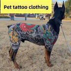 Tattoo Print Pet Vest – Breathable Dog & Cat Jacket S–6XL Pet Vest Jacket Richie's