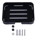Black Aluminum Wall Mounted Soap Dish Holder – Bathroom Basket Soap Dish Holder Richie's black
