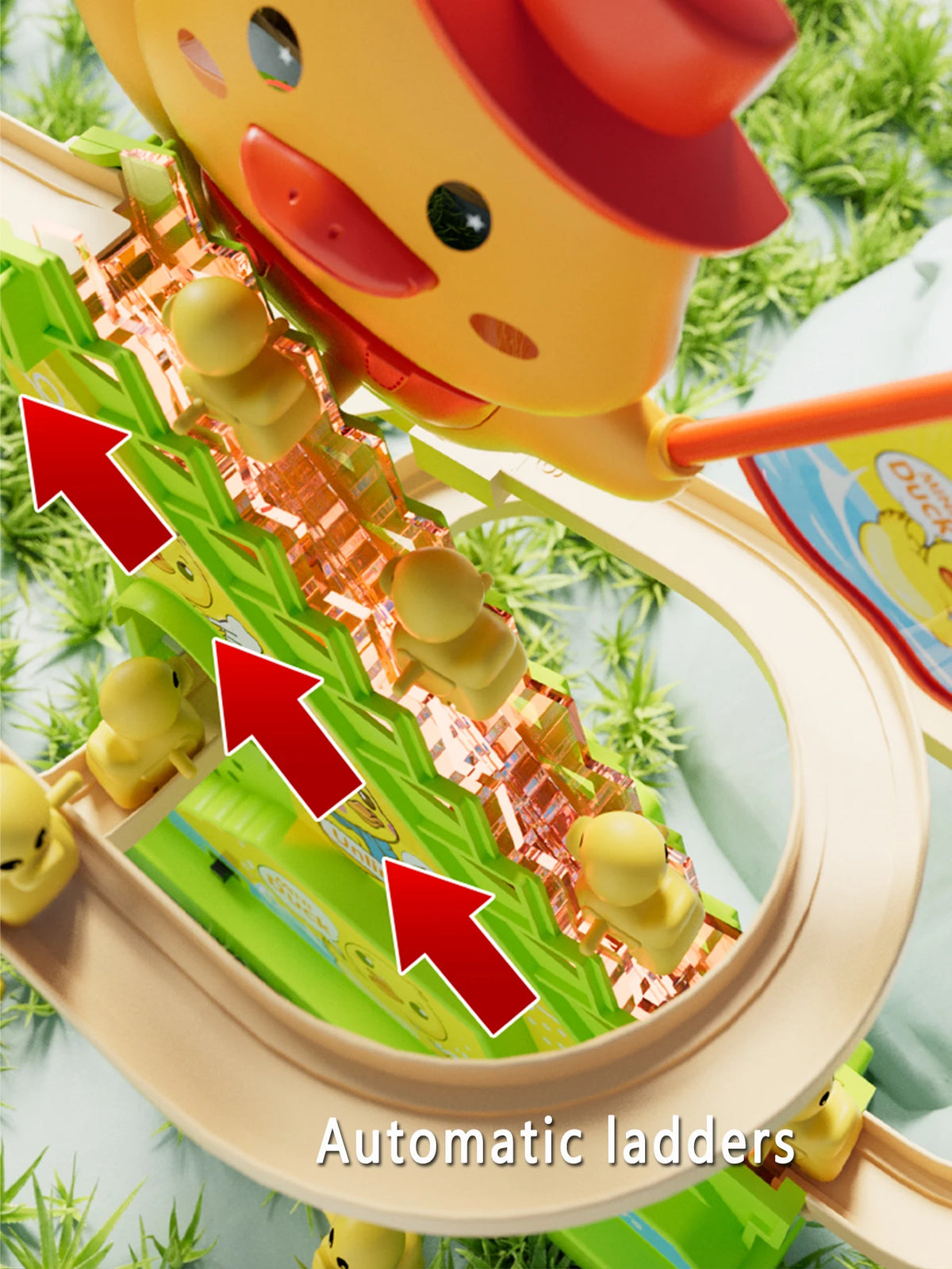 Sliding Duck Track Toy with Music & Lights | Kids Learning Toy Educational Kids Toy Richie's