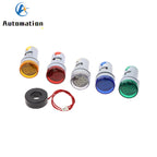 10pc 22MM Digital Ammeter Voltage Panel Meter LED AC 20-500V Digital Panel Meter Richie's