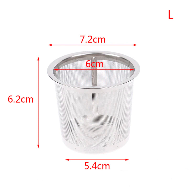 Stainless Steel Tea Strainer Fine Mesh Infuser 6.7–7.2CM Tea Strainer Richie's L