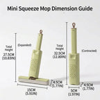 Portable Self-Squeezing Sponge Hand Mop – Rotatable Flat Mop Sponge Hand Mop Richie's