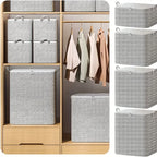 Large Foldable Storage Bag with Lid & Reinforced Handles Foldable Storage Bag Richie's