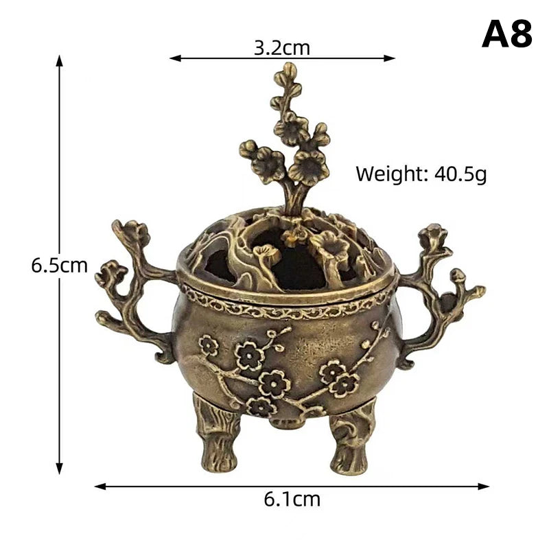 Chinese Style Alloy Incense Burner Bowl – Yoga & Home Decor Incense Burner Richie's A8