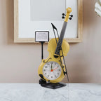 Violin Shaped Alarm Clock – Cute Novelty Bedside Desk Clock Novelty Alarm Clock Richie's