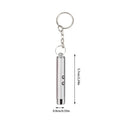 Cat Laser Pointer Toy Pen – LED Keychain Flashlight for Cats Cat Laser Toy Richie's Silver