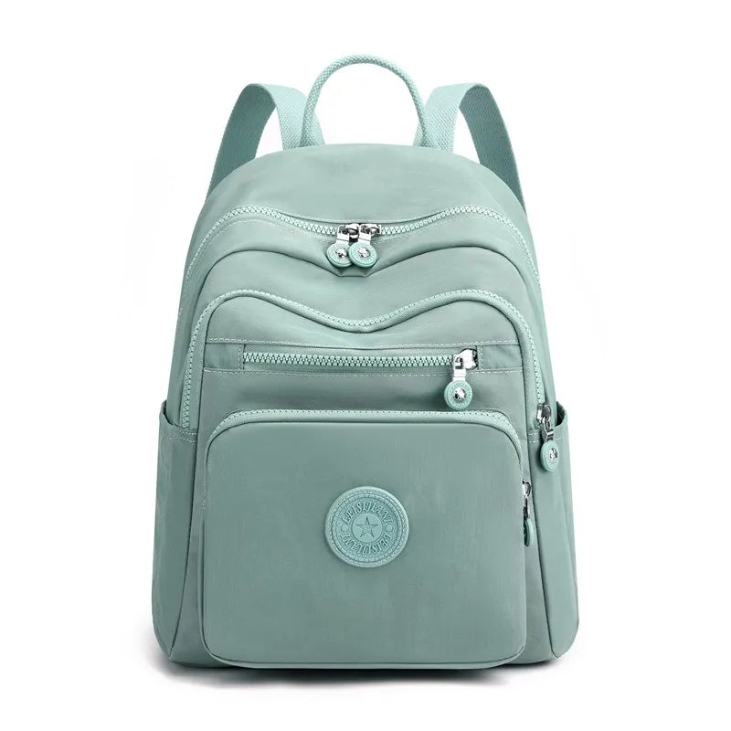 Women's Waterproof Nylon Backpack – Casual Travel School Bag Women's Backpack Richie's