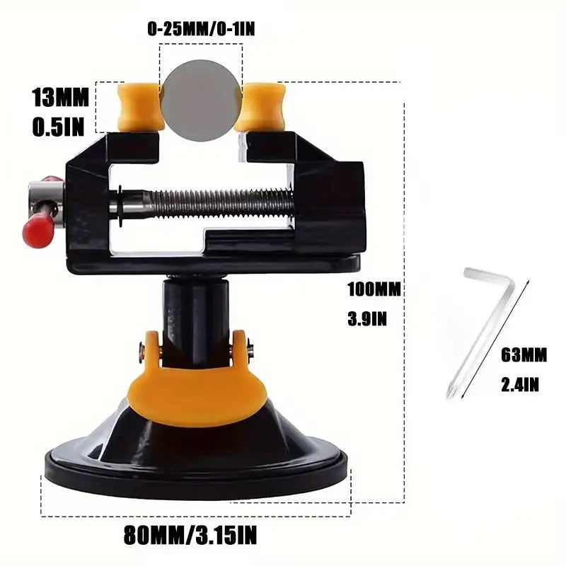 Universal Table Vise Clamp 360° Swivel Suction Base – DIY Tool Table Vise Clamp Richie's A2