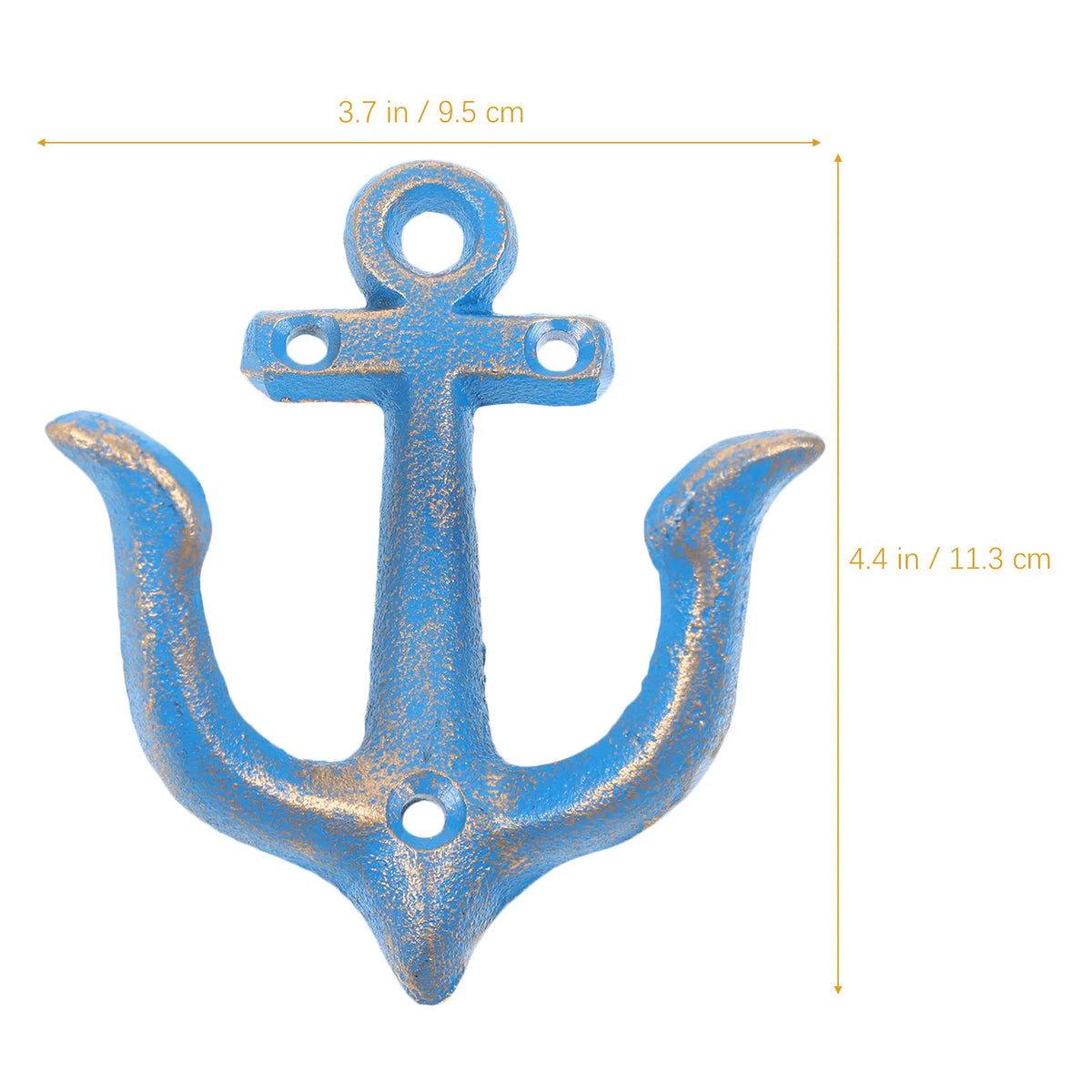 Vintage Red Iron Anchor Wall Pendant | Nautical Home Decor Wall Pendant Decor Richie's Blue