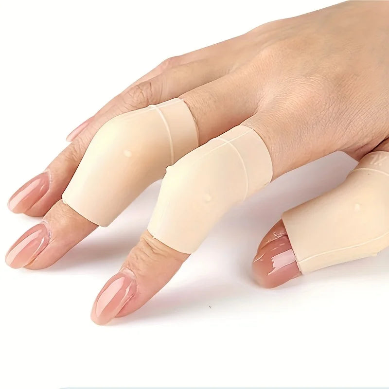 3-Pack Silicone Finger Protectors for Massage & Foot Care Silicone Finger Covers Richie's