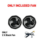 APWIKOGER Cooling Fan Vest – USB Wearable Vest for Summer Outdoor Cooling Fan Vest Richie's Only Black 2 fan