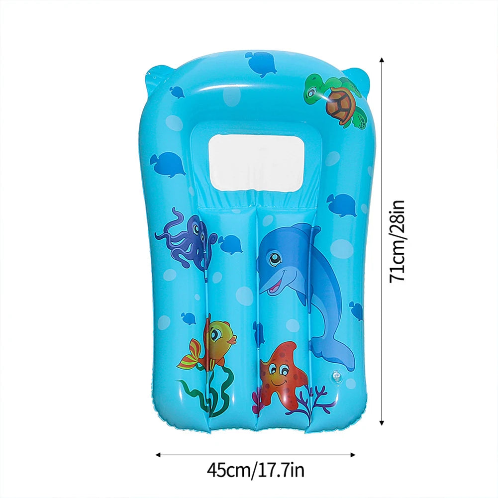 Kids Inflatable Floating Surfboard Pool Lounger | VAKIND Kids Pool Float Richie's Blue 45x71cm