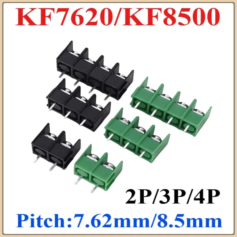 5-Pack Barrier Terminal Blocks 7.62mm & 8.5mm Pitch | KF7620 Terminal Block Richie's