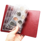 PU Leather Coin Album 120 Pockets – Crown & Rose Design Coin Collection Album Richie's