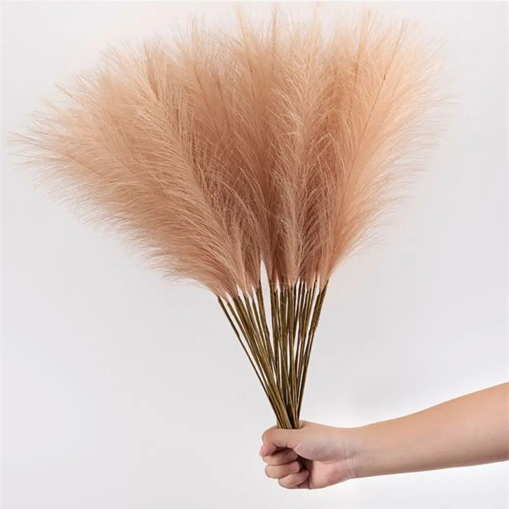 10PCS Fluffy Pampas Grass Artificial Stems 55CM | Wedding Decor Artificial Pampas Grass Richie's