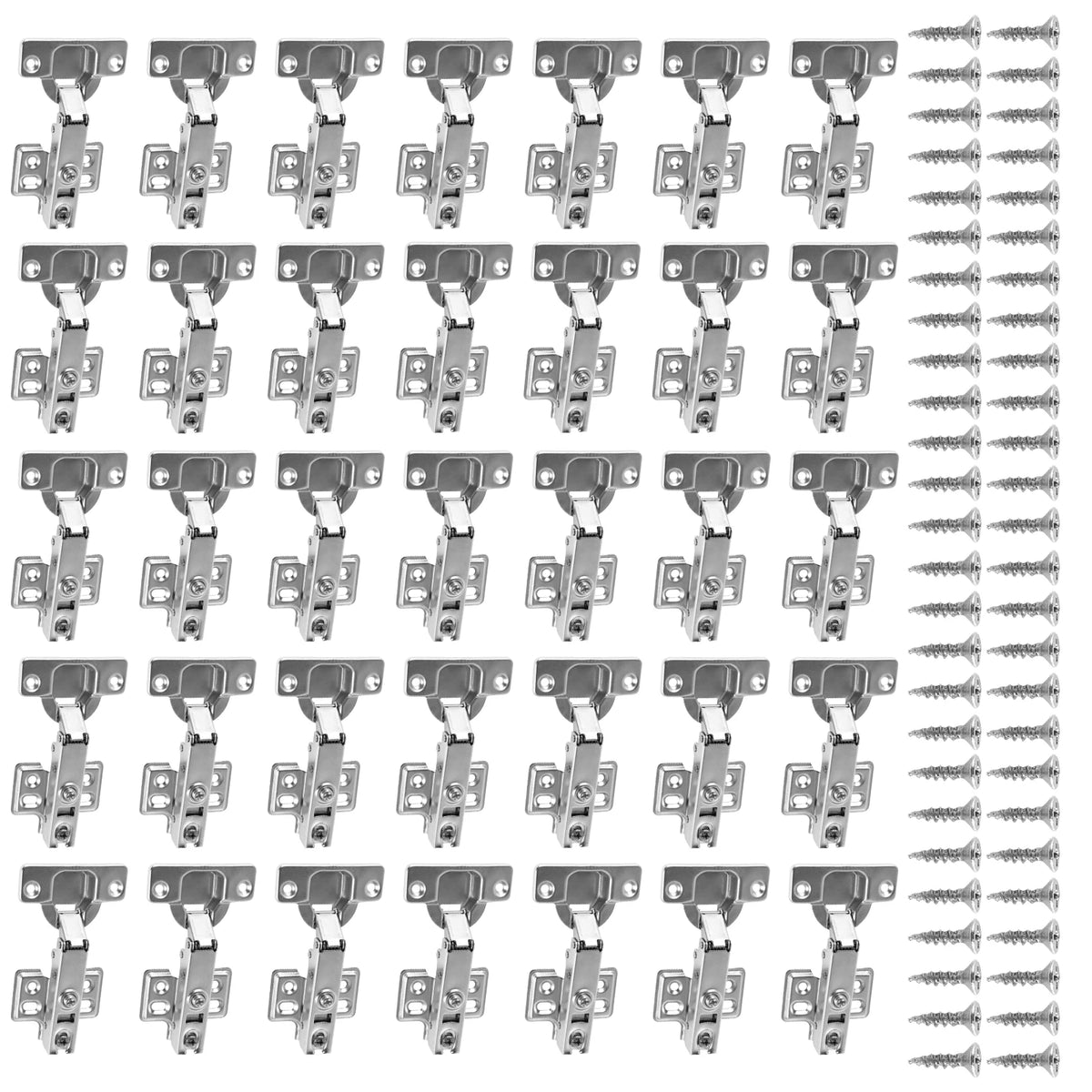 Soft Close Cabinet Hinges Concealed Steel 10/20 Pack Cabinet Door Hinges Richie's 40pcs
