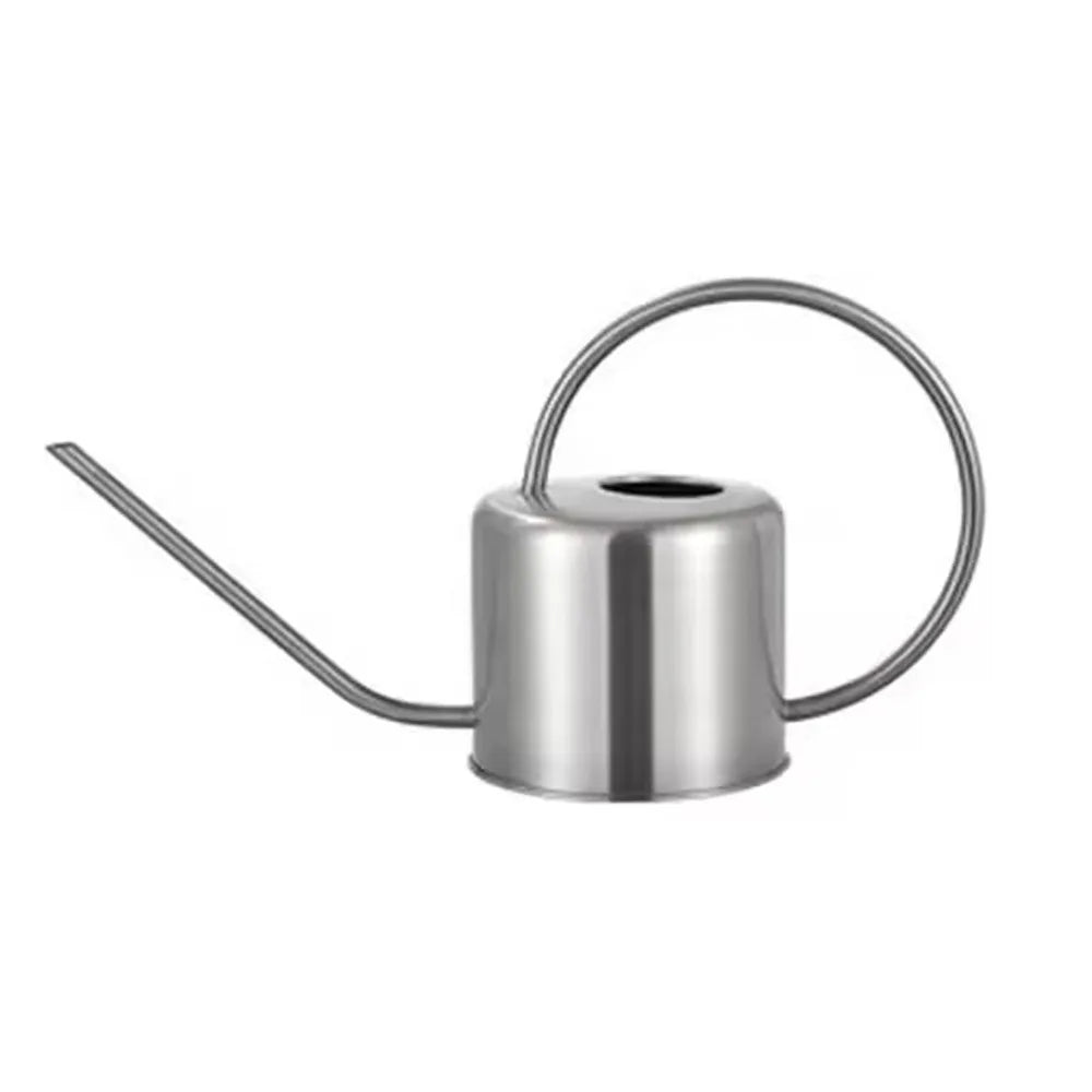 1.3L Stainless Steel Watering Can – Long Spout Garden Kettle Garden Watering Can Richie's Silver