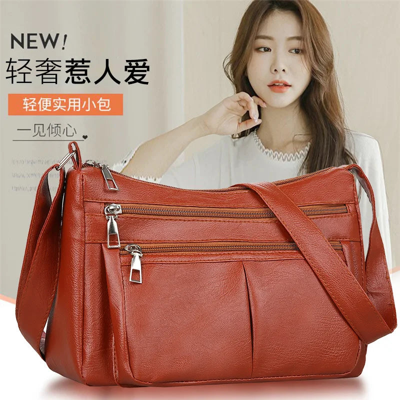 Women's PU Leather Crossbody Bag – Flower Patchwork Purse Crossbody Shoulder Bag Richie's