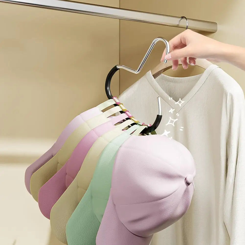 Round Hook Hangers for Hats Scarves Bags – Non-Slip Organizer Wardrobe Hook Hanger Richie's