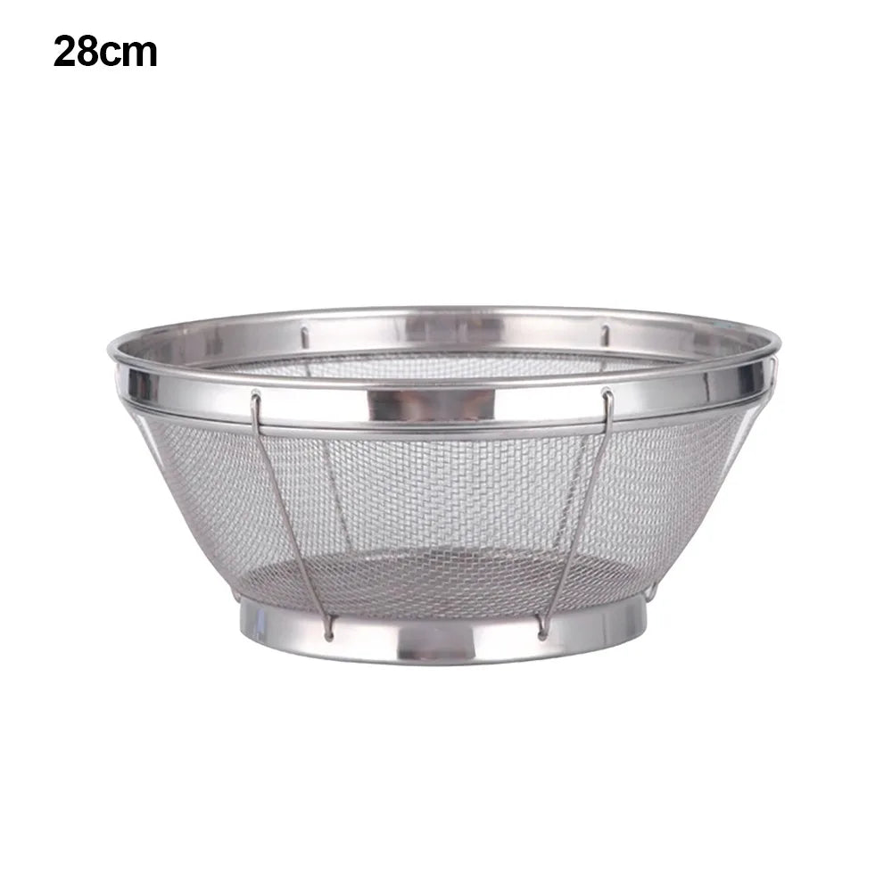 Stainless Steel Fine Mesh Strainer & Colander – Self-Draining Kitchen Colander Strainer Richie's 28cm