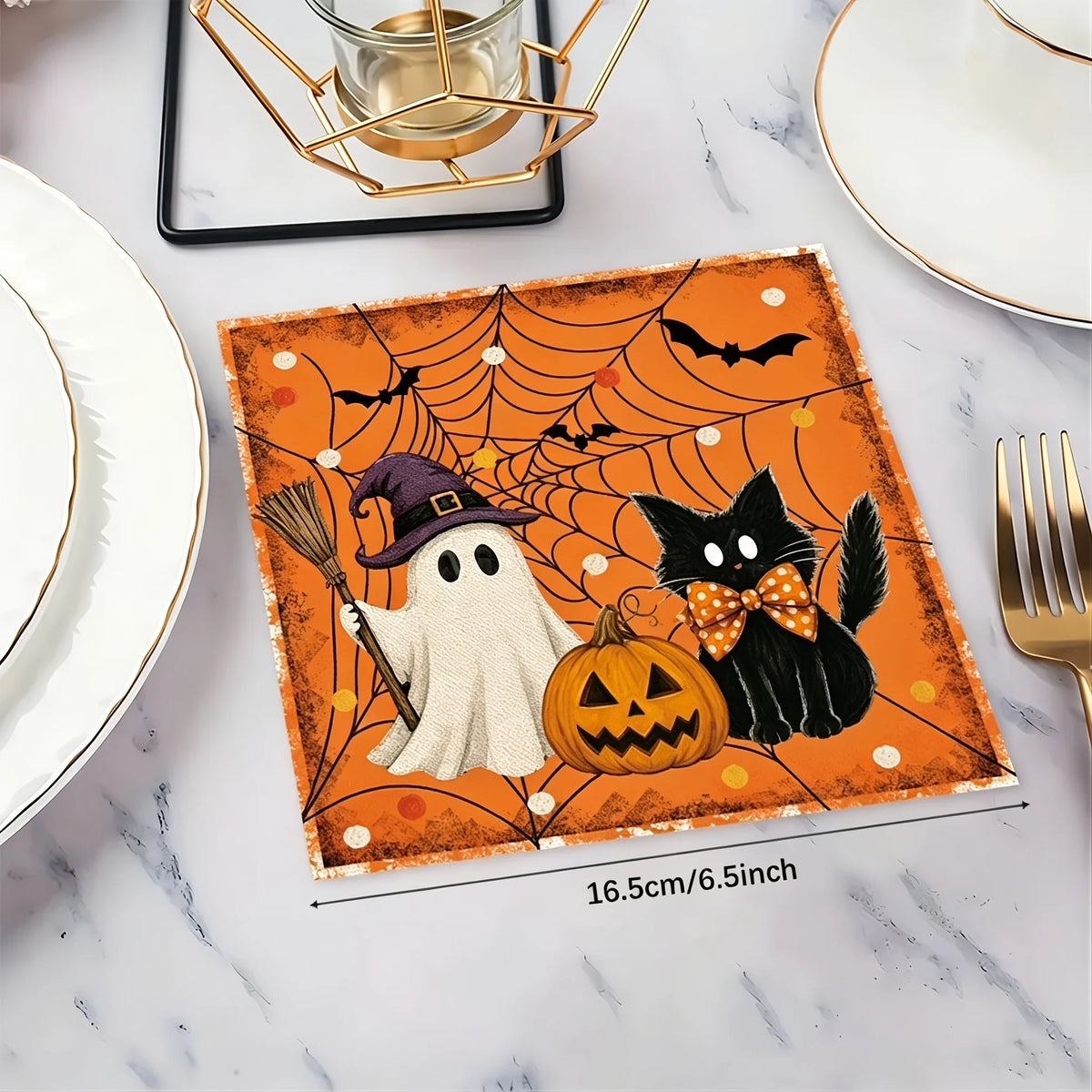 Halloween Disposable Napkins – Witch & Pumpkin Party Décor Disposable Party Napkins Richie's