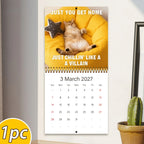 2027 Funny Cat Meme Wall Calendar – Monthly Hanging Planner Wall Calendar Richie's