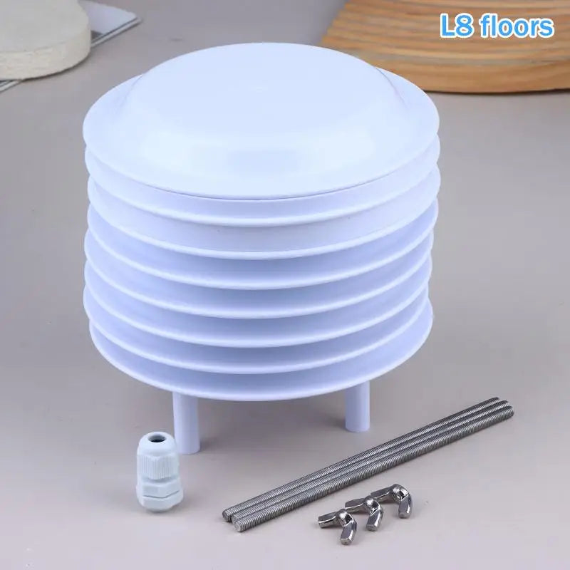 ABS Weather Station Louver Shelter Box 6–10 Floors Outdoor Instrument Shelter Box Richie's 8 Layer