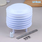 ABS Weather Station Louver Shelter Box 6–10 Floors Outdoor Instrument Shelter Box Richie's 8 Layer