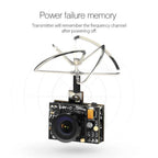 Eachine TX02 Mini AIO FPV Camera 5.8GHz 40CH 200mW VTX RC Drone FPV Camera Transmitter Richie's
