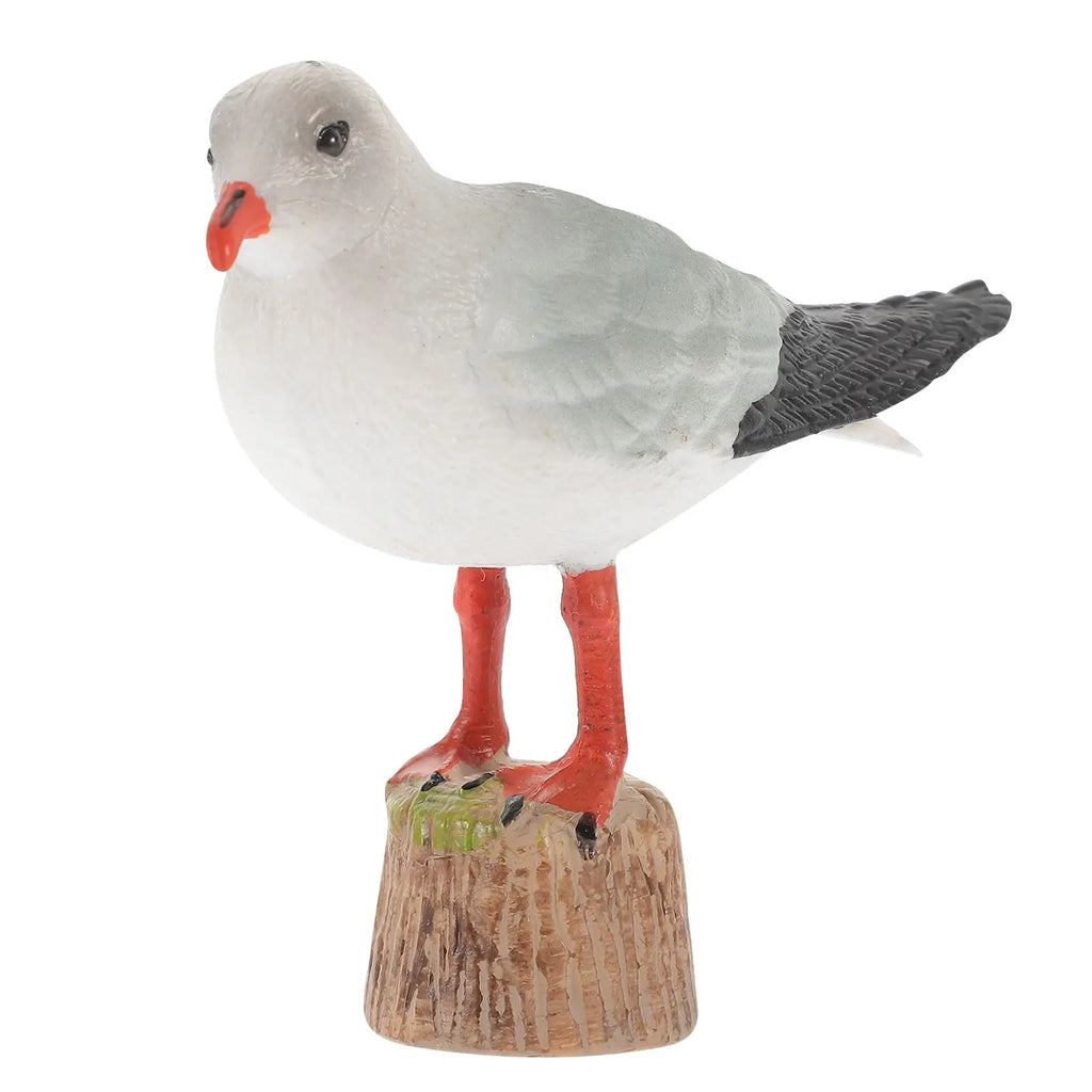 Seagull Figurine Nautical Bird Statue Miniature Home Décor Decorative Figurine Richie's