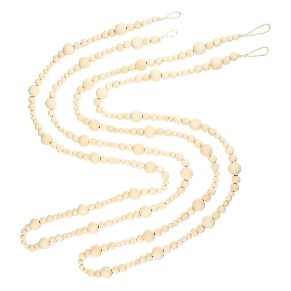 Wooden Bead Garland String Décor – Eco-Friendly Handcrafted Bead Garland Decor Richie's