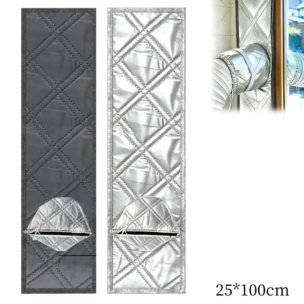 Portable AC Window Seal Kit – Silver Thermal Insulation AC Window Seal Kit Richie's A