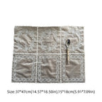 Floral Embroidered Lace Placemats | French Style Table Mats Lace Placemat Richie's