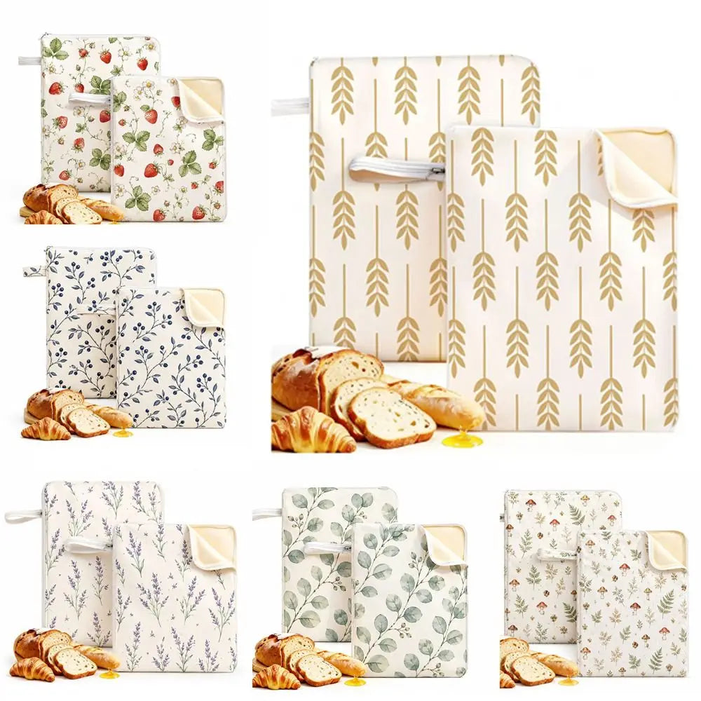 Reusable Beeswax Bread Bag – Organic Linen Sourdough Storage Bread Storage Bag Richie's