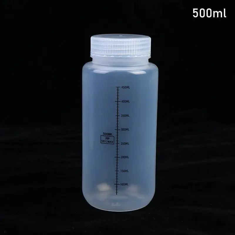 Wide Mouth PP Lab Storage Bottles with Lids 500ml & 1000ml Lab Storage Bottle Richie's 500ml
