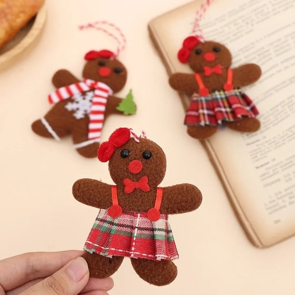 3-Piece Gingerbread Man Christmas Tree Hanging Ornaments Christmas Ornaments Richie's