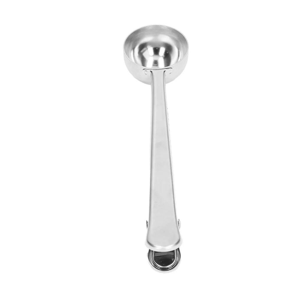 2-in-1 Stainless Steel Coffee Scoop & Bag Clip – 1 Tbsp Coffee Measuring Scoop Richie's