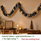 DIY Felt Christmas Tree Garland Pom Pom Pull Flag Banner Christmas Garland Richie's Style3