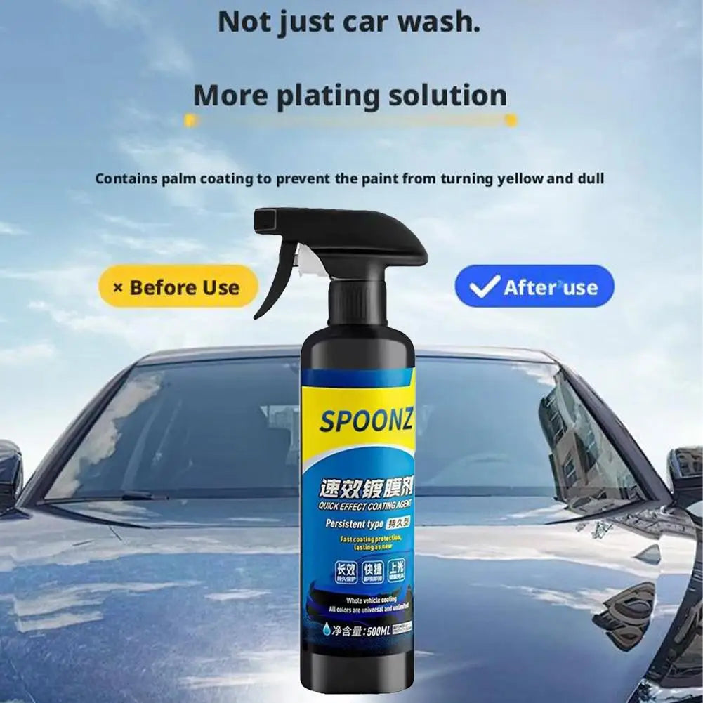 SOPAMI 3-in-1 Car Coating Spray 500ml | Polish & Glass Cleaner Car Coating Spray Richie's