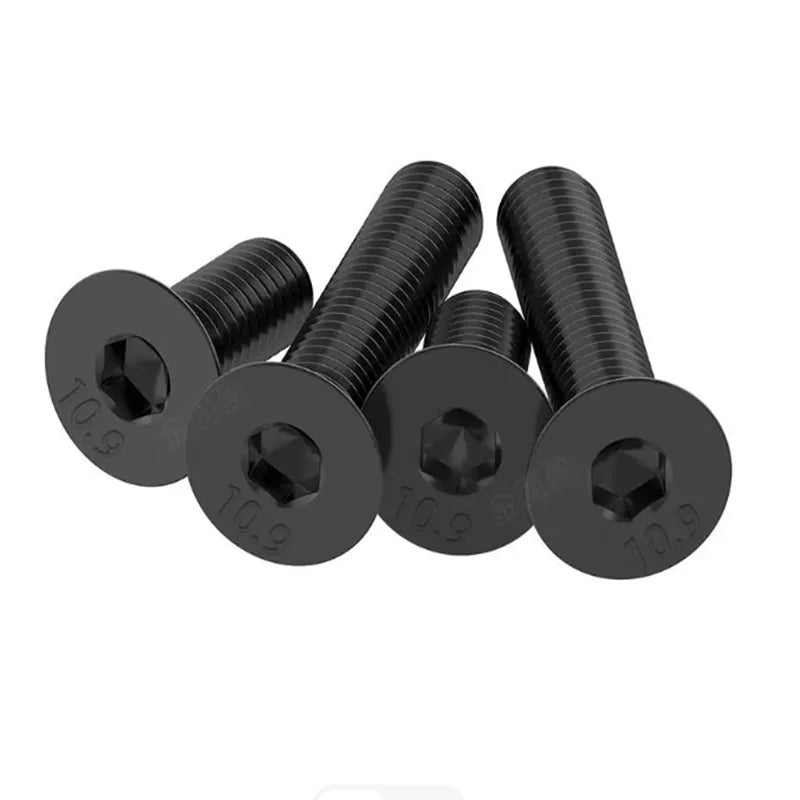 440pcs M3 M4 M5 Hex Socket Flat Head Screws & Nuts Kit Screw & Nut Kit Richie's