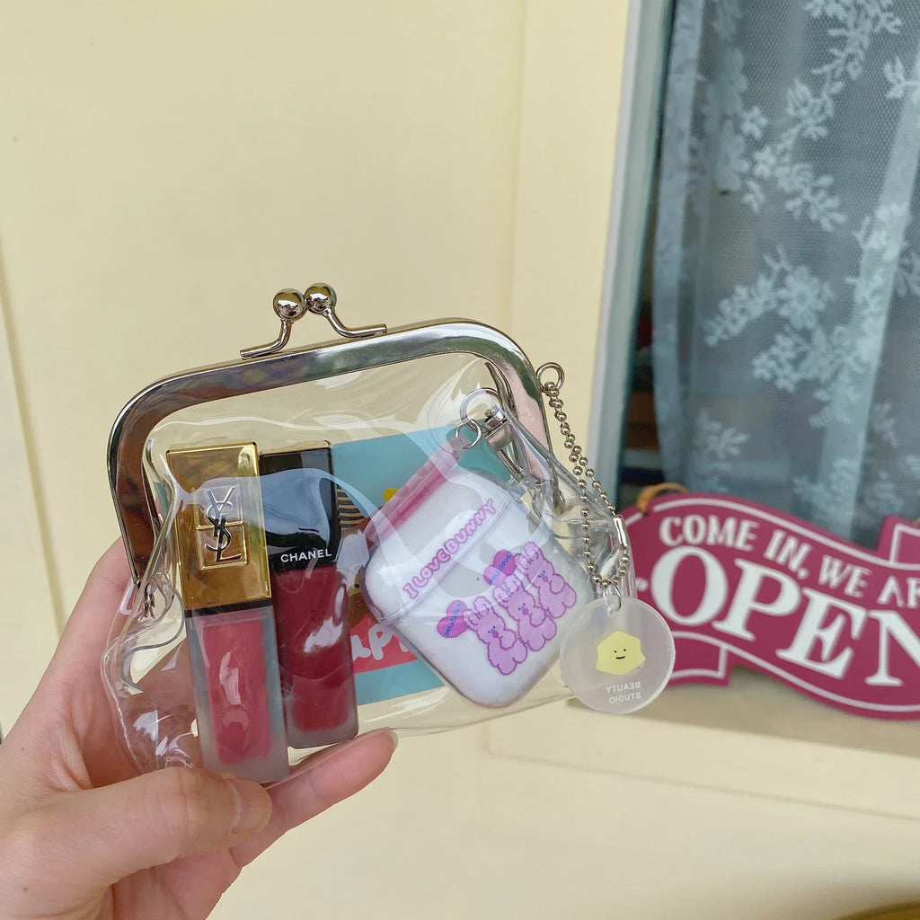 Transparent Coin Purse – Card Holder & Lipstick Mini Wallet Coin Purse Wallet Richie's