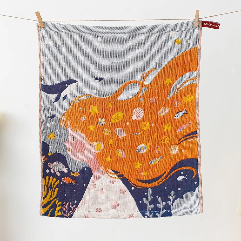 Large 4-Layer Cotton Gauze Hand Towel 34x40cm – Quick Dry Cotton Hand Towel Richie's 1